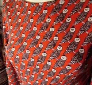 Boden Regal Owl Penny 3/4 Sleeve Knee Length Owls Dress Size Small NEW